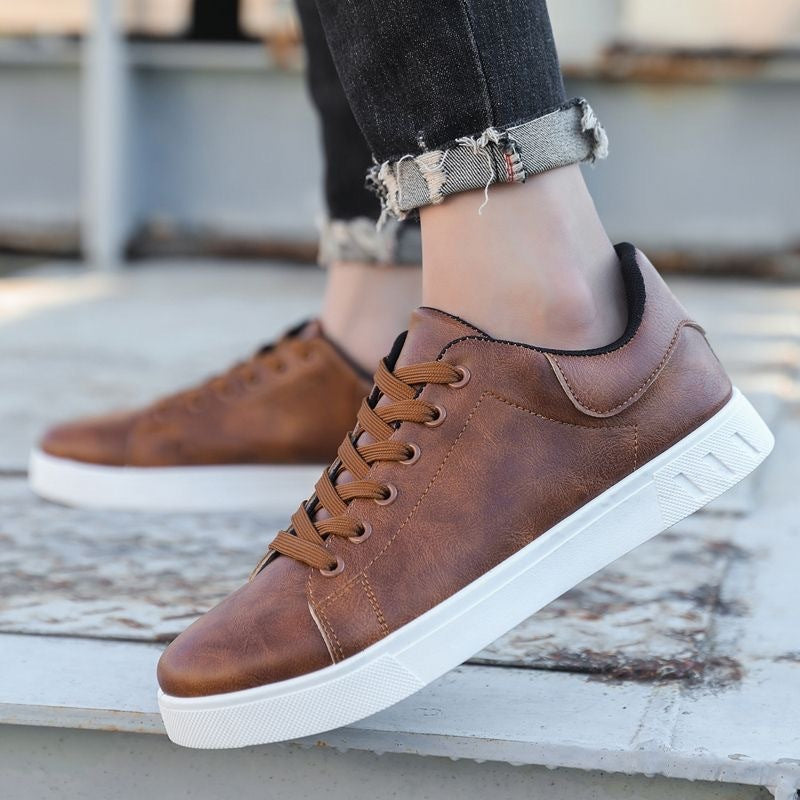Lace-up Flat Shoes Men's Shoes