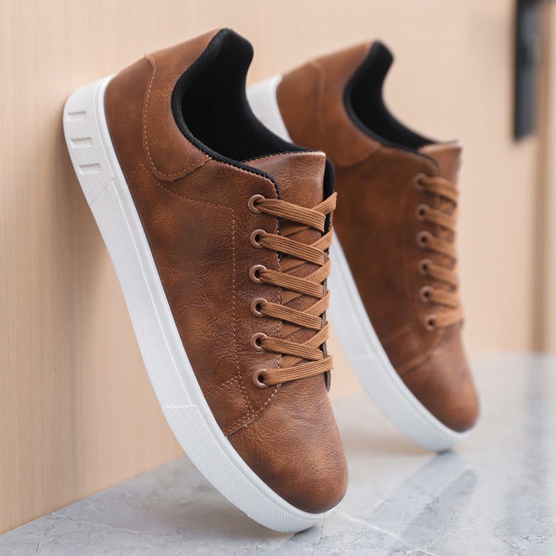 Lace-up Flat Shoes Men's Shoes