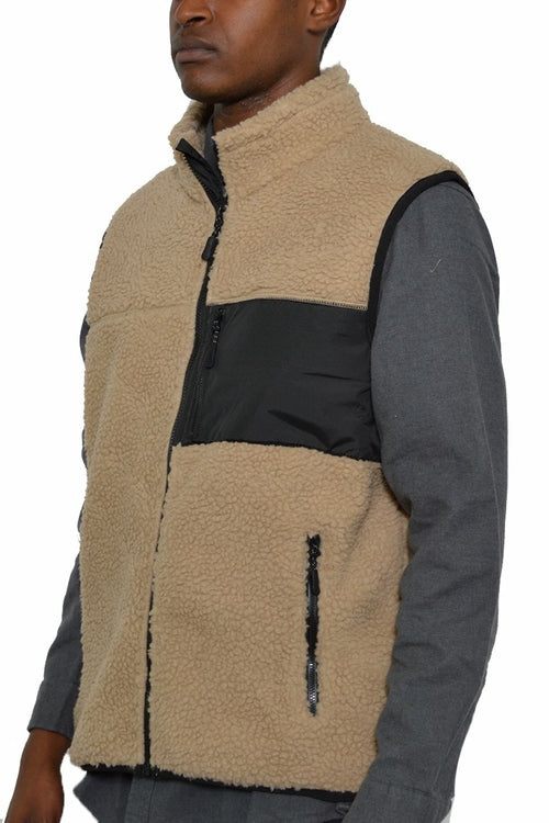 Sherpa Fleece Vest