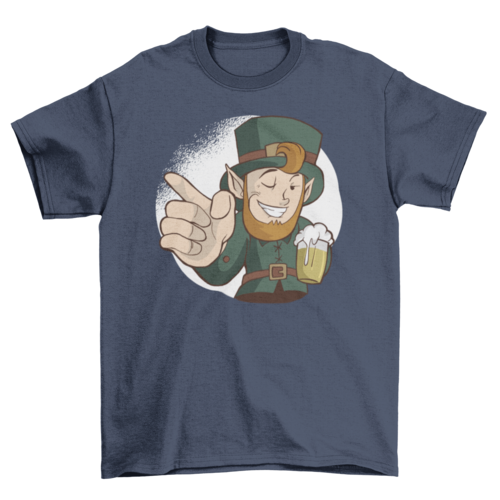 Winking Leprechaun Tshirt