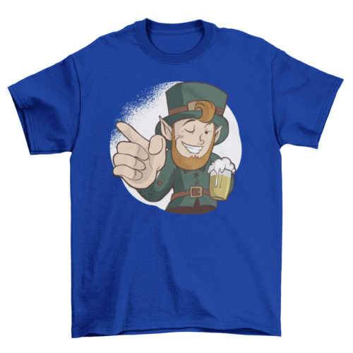 Winking Leprechaun Tshirt