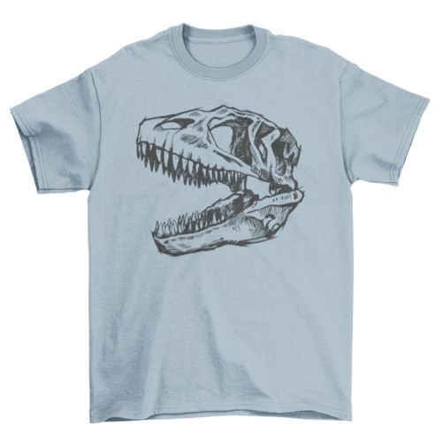 Carcharodontosaurus Skull Tshirt