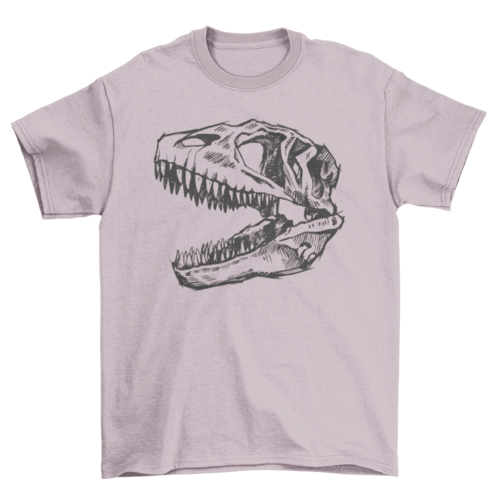 Carcharodontosaurus Skull Tshirt