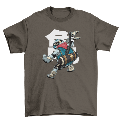 Samurai Warrior Turtle Tshirt