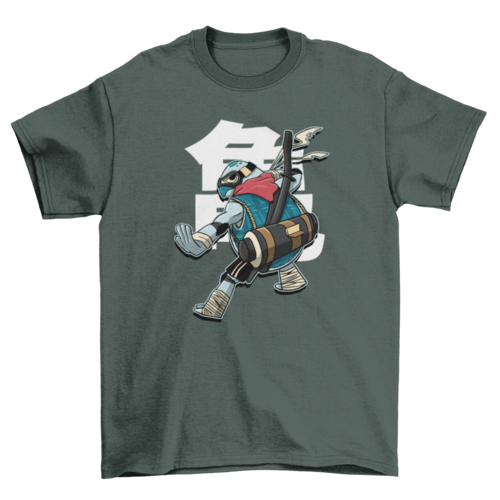 Samurai Warrior Turtle Tshirt