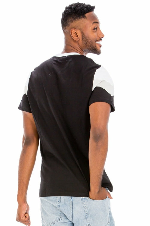 CHEVRON COLORBLOCK TSHIRT