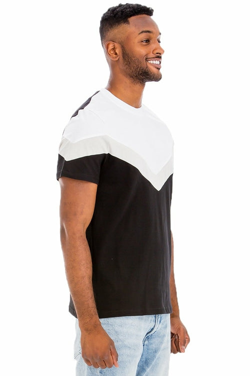 CHEVRON COLORBLOCK TSHIRT