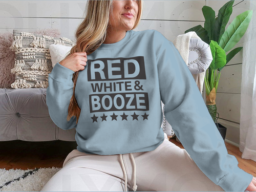 Red White And Booze Sweatshirt