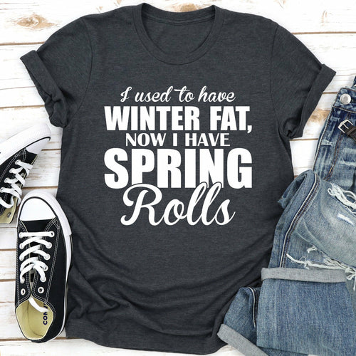 I Used To Have Winter Fat Now I Have Spring Rolls T-Shirt