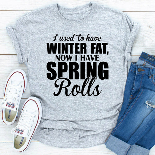 I Used To Have Winter Fat Now I Have Spring Rolls T-Shirt