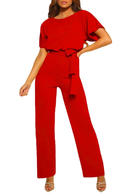 Short Sleeve Jumpsuit
