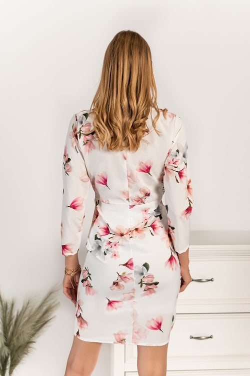Elegant Midi Dress with Print