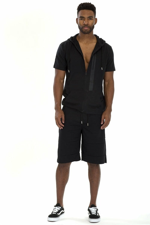 Cage Short Athletic Set - Black