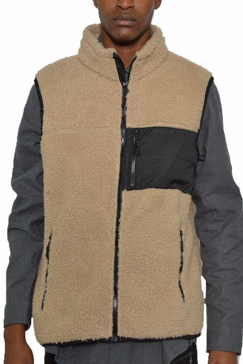 Sherpa Fleece Vest