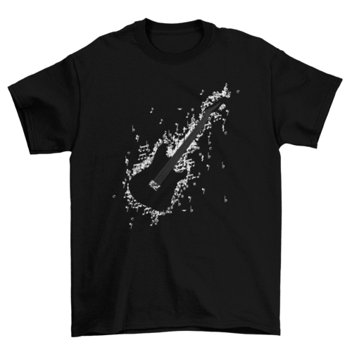 Guitar Instrument Tshirt