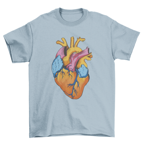 Lovely Human Parts Heart Tshirt