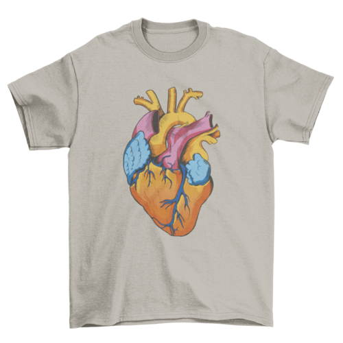 Lovely Human Parts Heart Tshirt