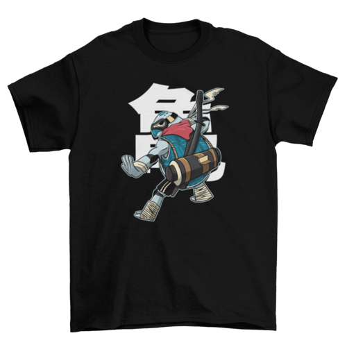 Samurai Warrior Turtle Tshirt