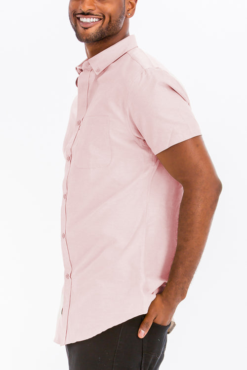 Signature Short Sleeve Button Down Shirt
