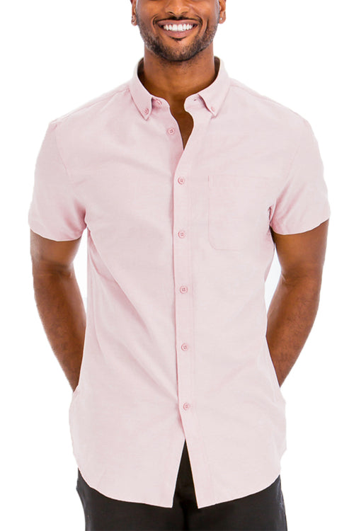 Signature Short Sleeve Button Down Shirt