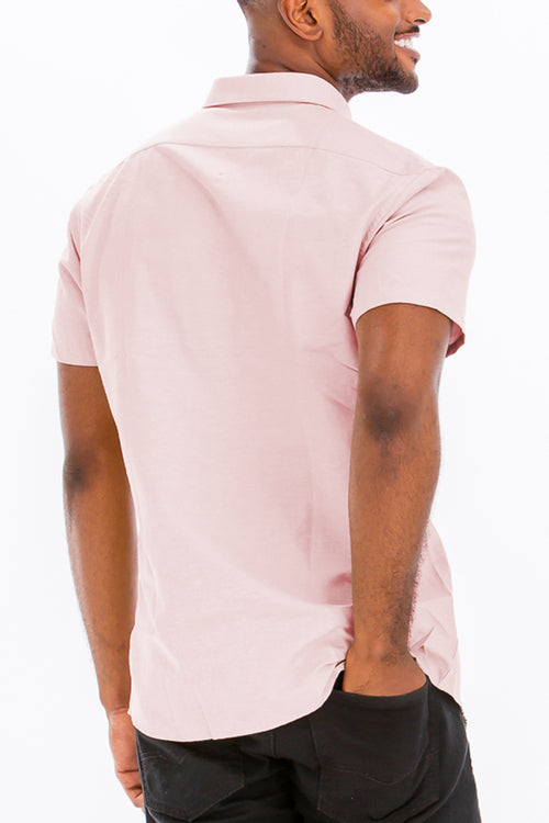 Signature Short Sleeve Button Down Shirt