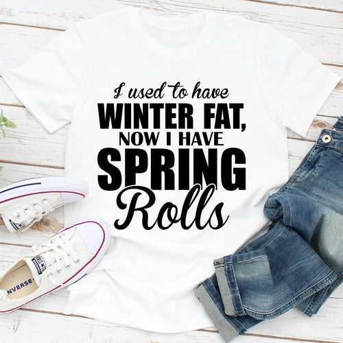 I Used To Have Winter Fat Now I Have Spring Rolls T-Shirt